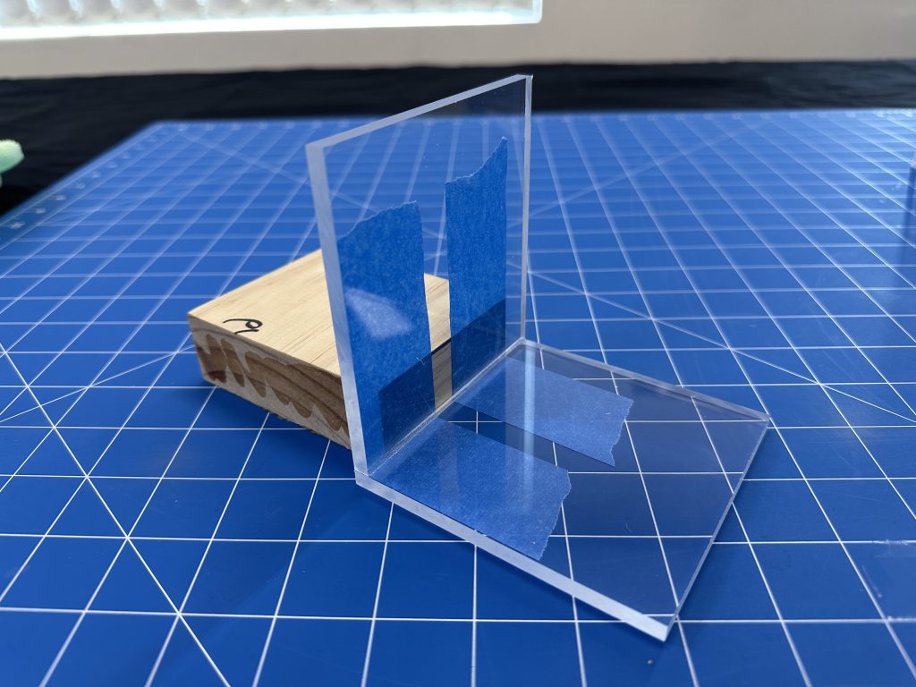 How to glue acrylic - butt joint
