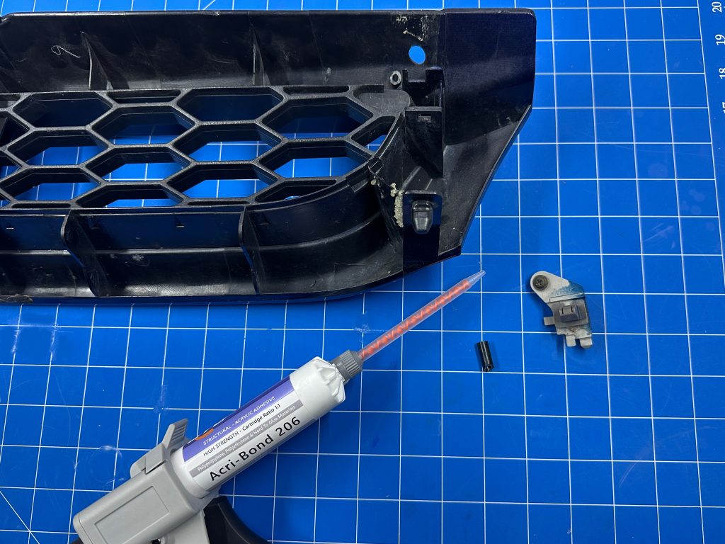 How to glue polypropylene or polyethylene car parts using ACRI-BOND 206